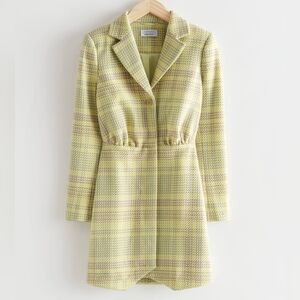 Other Stories tweed blazer mini dress NWOT